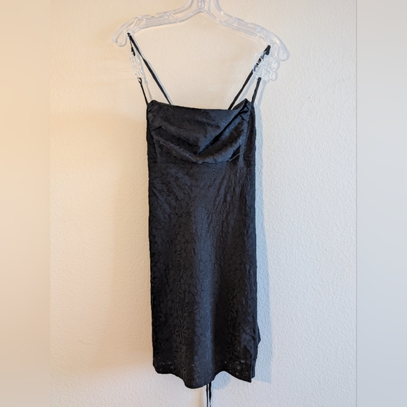 For Love & Lemons Janet Mini Dress in Black XS - Picture 7 of 11